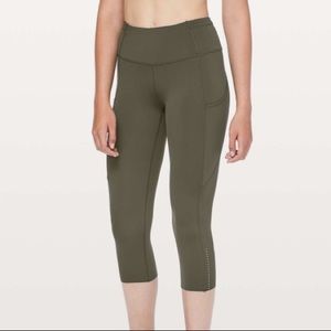 Lululemon Fast & Free Crop II *Nulux 19